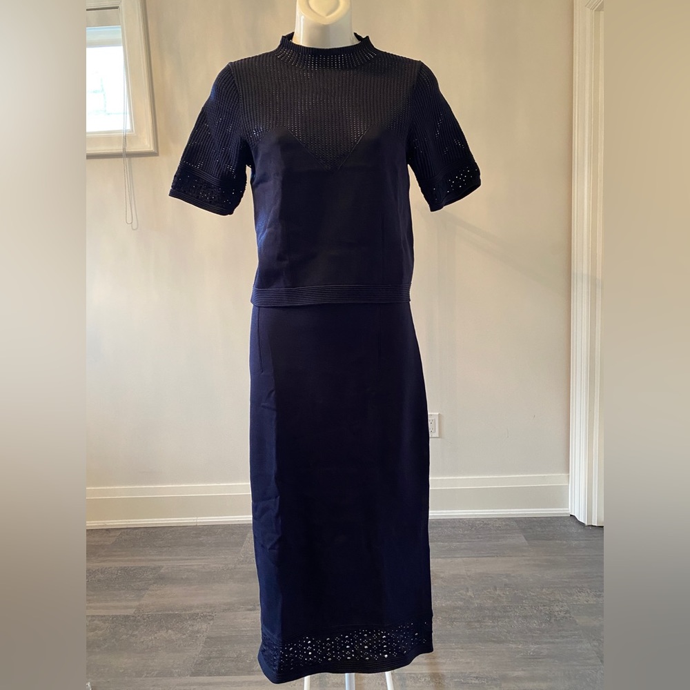 SANDRO TWO PIECE TOP AND SKIRT